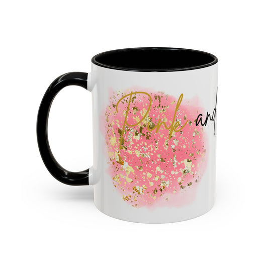 Gold Heart Love Accent Coffee Mug - Perfect Gift for Tea and Coffee Lovers