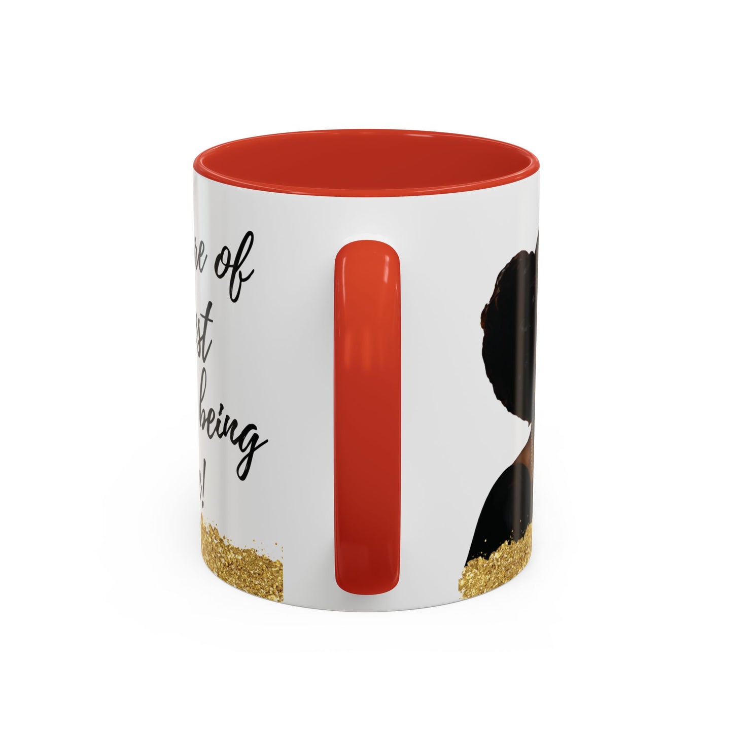Mug - African American Woman Saying 'Best Cared For When Left Alone'