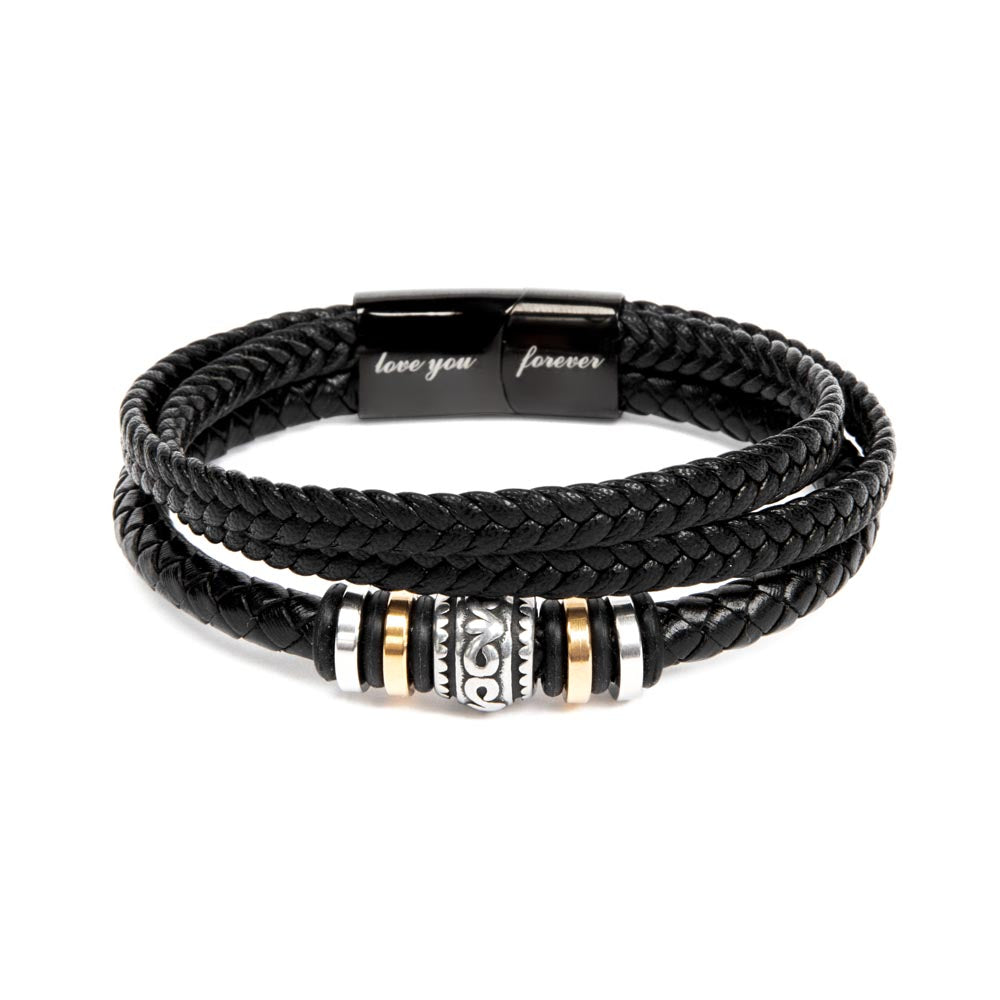 Men's Braided Leather Bracelet