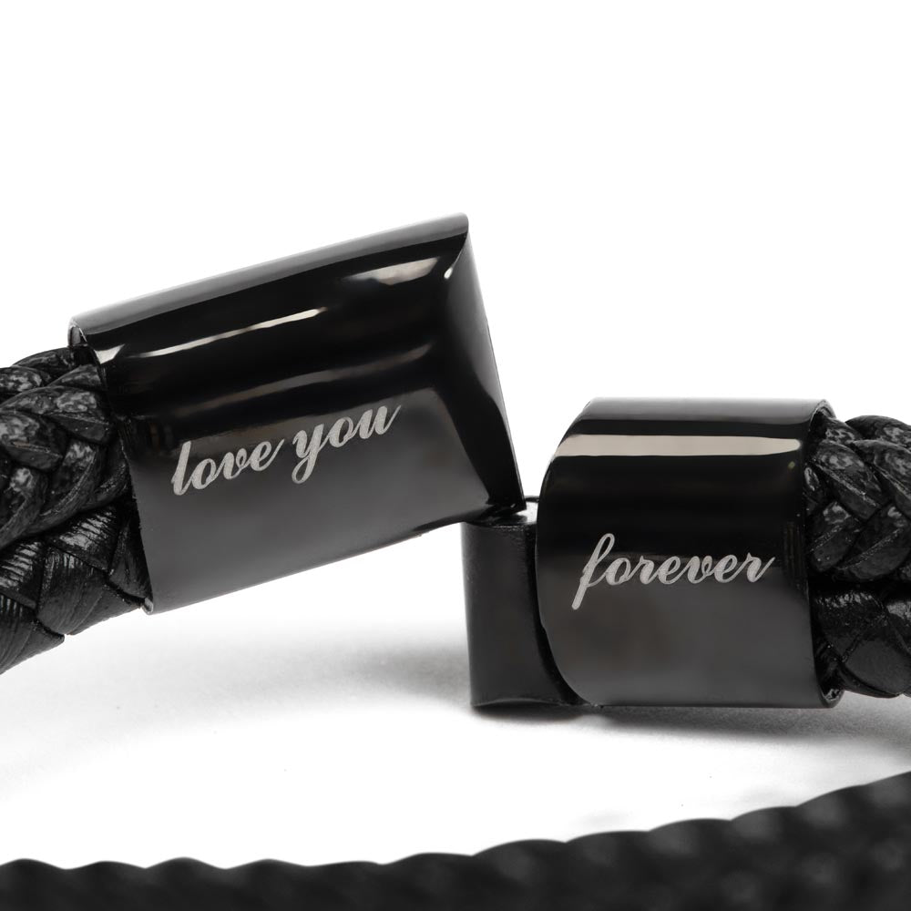 Men's Braided Leather Bracelet